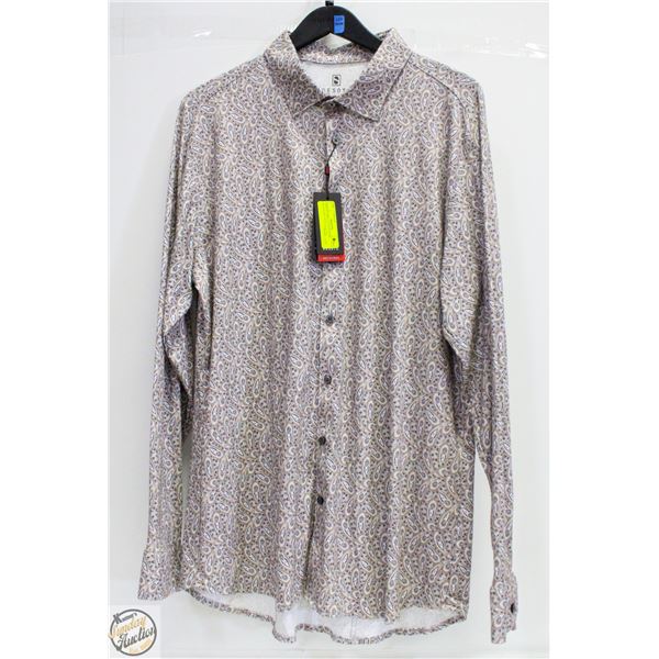 DESOTO 100% COTTON LONG SLEEVE BUTTON UP SZ 2XL