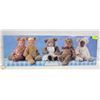 Image 1 : VINTAGE ANNE GEDDES TEDDY BEAR PRINT ON WOOD