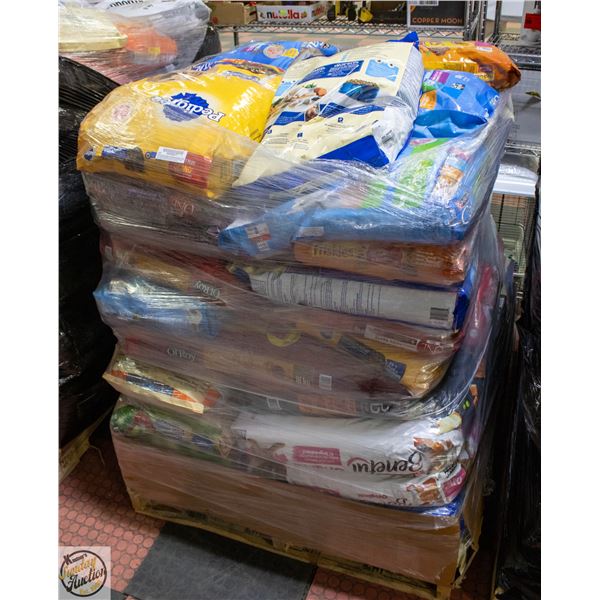 PALLET OF ASSORTED PET FOOD WITH VARIOUS BB DATES