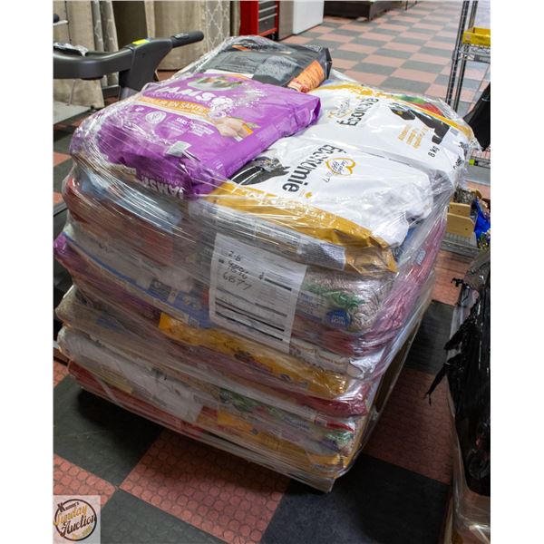 PALLET OF ASSORTED PET FOOD WITH VARIOUS BB DATES