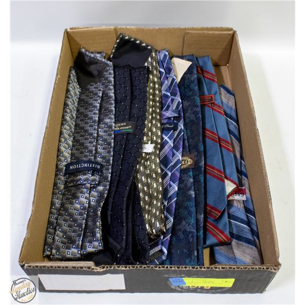 (7) DESIGNER NECK TIES ALL DIFFERENT