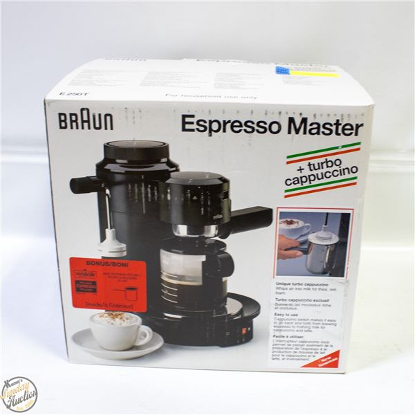NEW IN BOX COFFEE MAKER ELECTRIC APPLIANCE, 5 CUP
