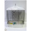 Image 1 : BIRD CAGE, LARGE;  INCLUDED: ACCESSORIES