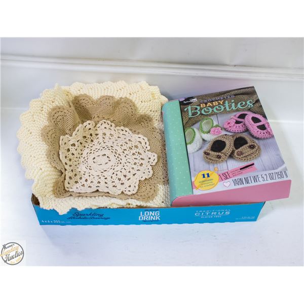 ESTATE DOILIES HANDMADE+BOOTIES MAKING KIT