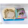 Image 1 : ESTATE DOILIES HANDMADE+BOOTIES MAKING KIT