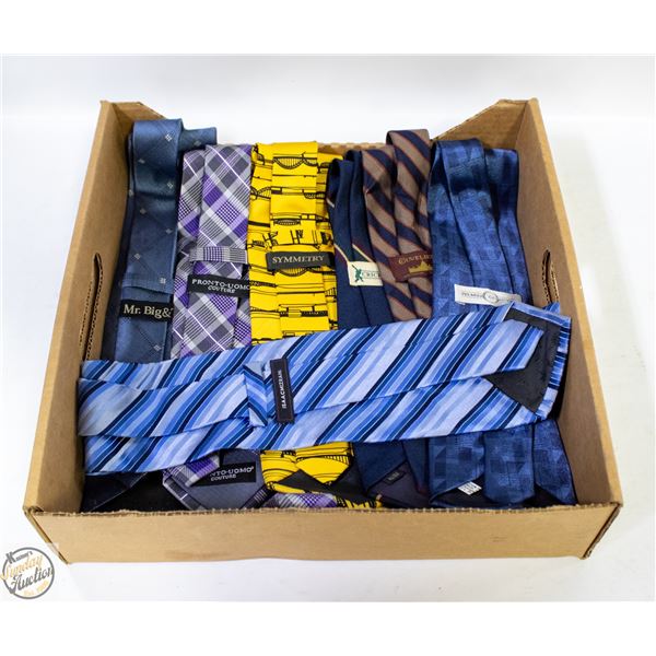 (7) DESIGNER NECK TIES ALL DIFFERENT