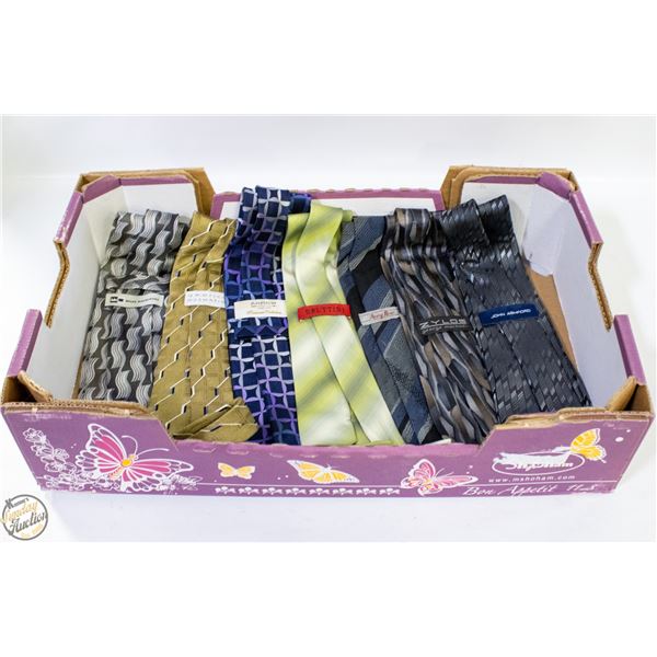 (7) DESIGNER NECK TIES ALL DIFFERENT