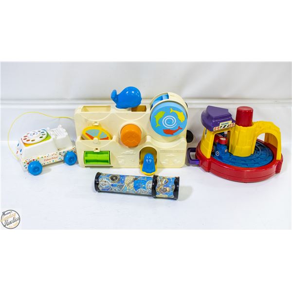 3 VINTAGE KIDS TOYS