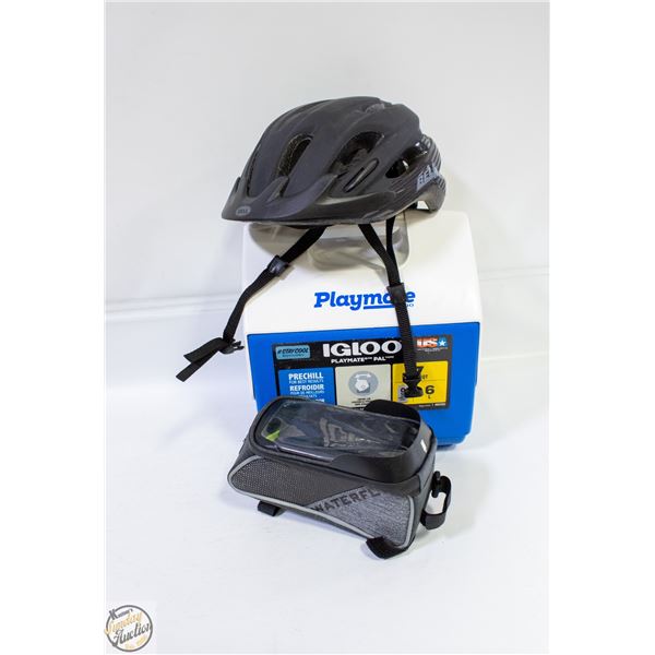 UNUSED BELL LIGHT UP BICYCLE HELMET