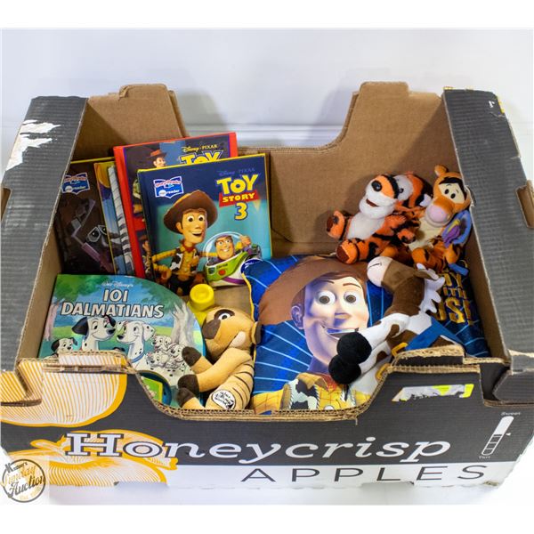 FLAT OF ASSORTED DISNEY COLLECTABLES