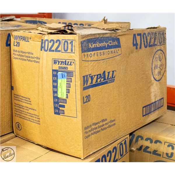 CASE OF KIMBERLY CLARK WYPALL WIPERS
