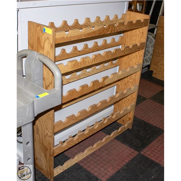 48 BOTTLE WINE STORAGE RACK H-44" W-9.5" L-41"