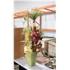 Image 1 : ARTIFICIAL FLOWER BUNDLE IN VASE (DECOR H-48")