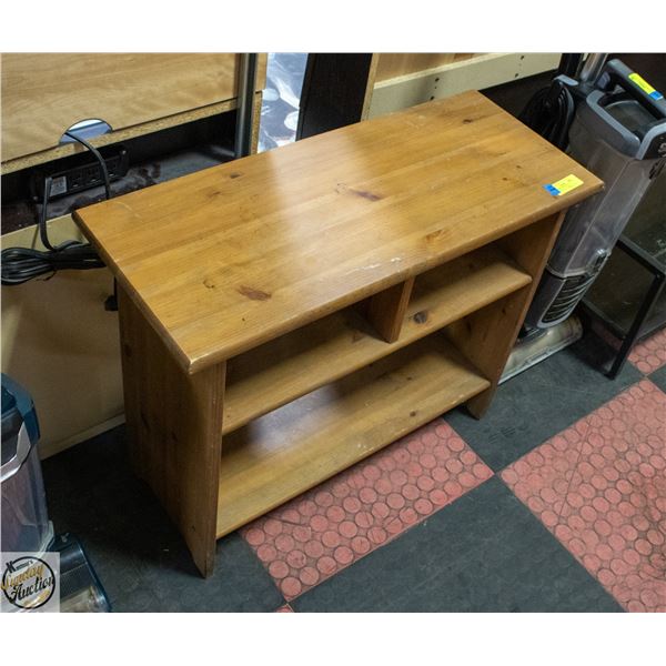 SOLID WOOD SHELVING UNIT/OCCASIONAL TABLE H-24"
