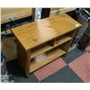 Image 1 : SOLID WOOD SHELVING UNIT/OCCASIONAL TABLE H-24"