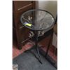 Image 1 : AGED BRONZE BIRD AND BRANCHES TRIPOD SIDE GLASS
