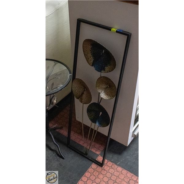 METAL FLOWER WALL ART