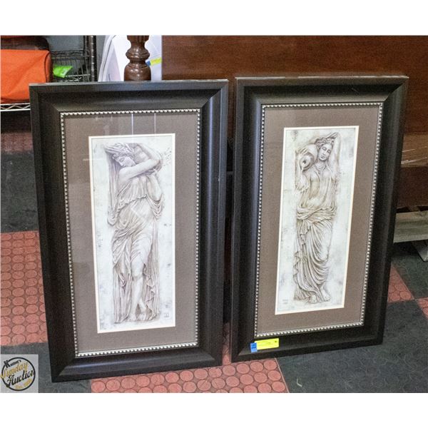 2 GRECIAN STYLE PRINTS