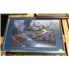 Image 1 : FRAMED THOMAS KINKADE PRINT