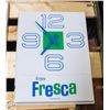 Image 1 : NEW FRESCA CLOCK 15 INCHES X 19 INCHES
