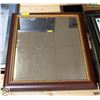 Image 1 : WOODEN FRAMED MIRROR