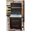 Image 1 : 2 NIGHTSTANDS GLASS TOP