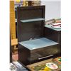 Image 2 : 2 NIGHTSTANDS GLASS TOP