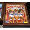 Image 1 : BUDWEISER FRAMED PICTURE 18 INCHES X