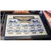 Image 1 : HARLEY DAVISON FRAMED MOTOR CYCLE PICTURE