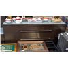 Image 1 : LARGE BLACK GLASS TOP DRESSER 35"X65"X18"