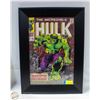 Image 1 : THE HULK FRAMED PICTURE 16 INCHES X