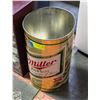 Image 1 : MILLER HIGH LIFE METAL GARBAGE CAN