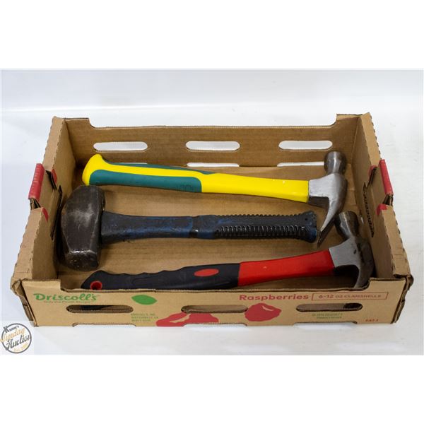 2 HAMMERS PLUS STEEL MALLET