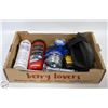 Image 1 : MISC GARAGE SUPPLIES ETC FLAT OF MISC TOOLS