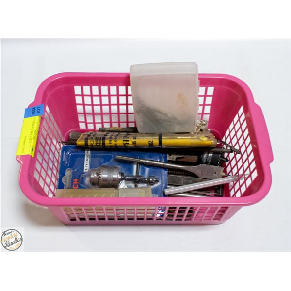 LOT VARIOUS DRILL BITS
