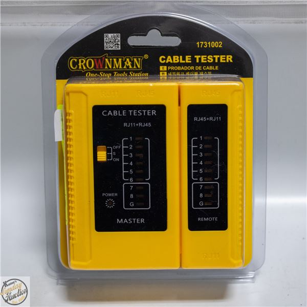 NEW CROWMAN CABLE TESTER
