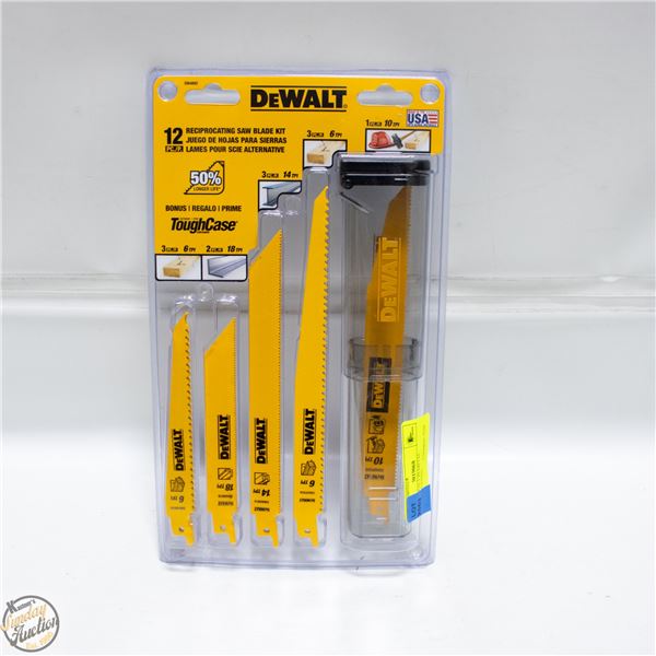 NEW DEWALT BI-METAL RECIPROCATING