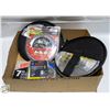 Image 1 : BOX W/NEW CUT-OFF SAW BLADES 10+PCS