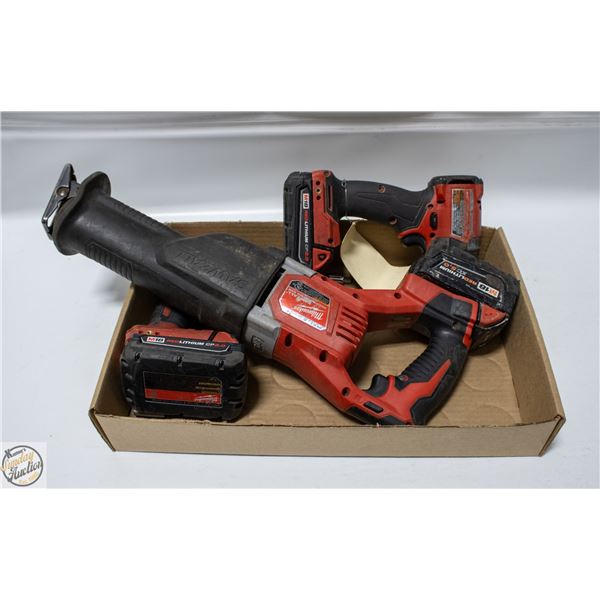 "POLICE SEIZURE" FLAT OF MILWAUKEE TOOLS