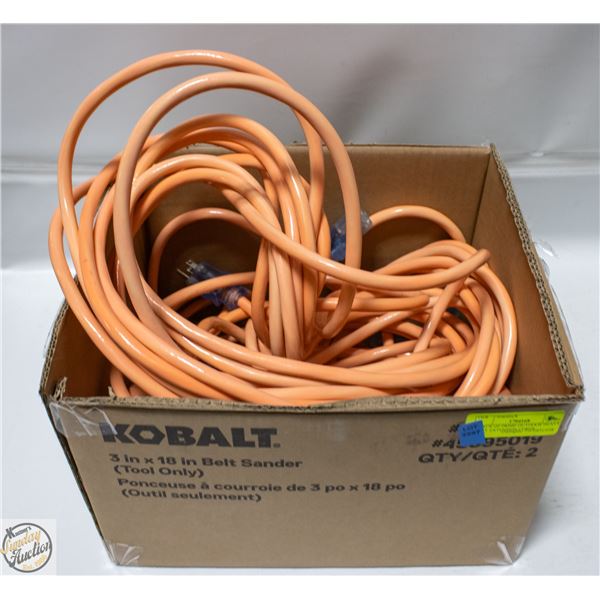 2 PACK OF PRIME OUTDOOR HEAVY DUTY EXTENSION CORDS