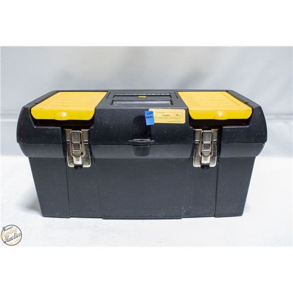STANLEY TOOL BOX- 19 X 10 X 9.5 INCHES