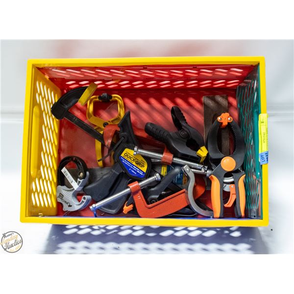 LOT OF VARIOUS CLAMPS