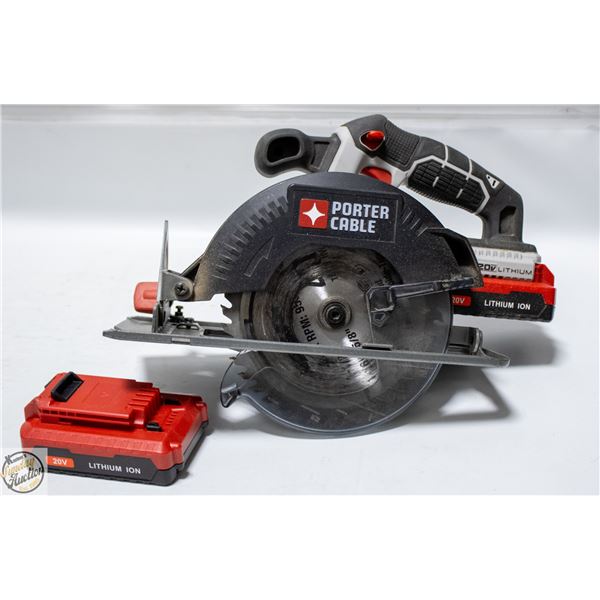 PORTER CABLE 20V LITHIUM CIRCULAR SAW