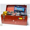 Image 1 : BEACH 2 DRAWER TOOLBOX WITH VARIOUS TOOLS INCLUDES