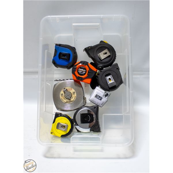LOT OF TAPE MEASURES