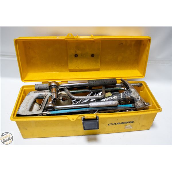 CAMBRIL TOOLBOX WITH VARIOUS TOOLS