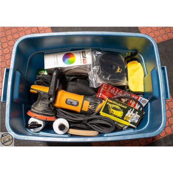 LOT ESTATE POLISHING KIT CAR