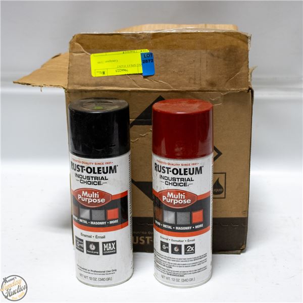 6 CANS SPRAY PAINT