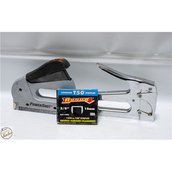 LOT OF MASTERCRAFT SURESHOT STAPLE GUNS WITH