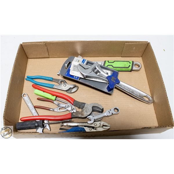 "POLICE SEIZURE" FLAT OF ASSORTED HAND TOOLS